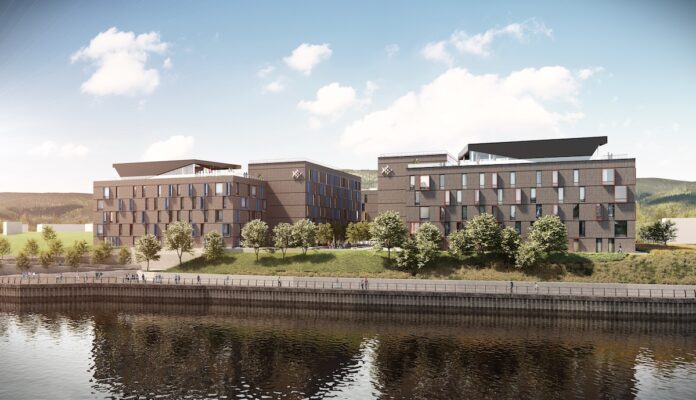 External view of true Swansea purpose-built student accommodation scheme - true student | PBSA News External view of true Swansea purpose-built student accommodation scheme - true student | PBSA News