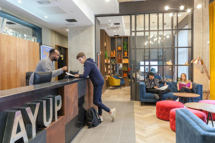 LIV Sheffield PBSA reception and library - ourHRpeople | PBSA News
