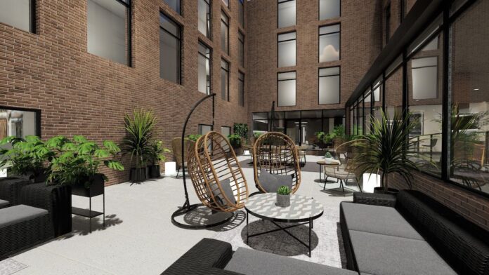 York House courtyard - Student Roost | PBSA News