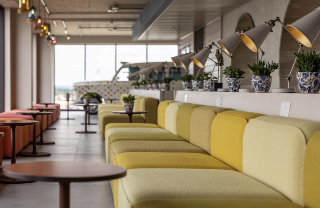 Communal area at The Robinson - ideal for student study - Quintain Living | PBSA News