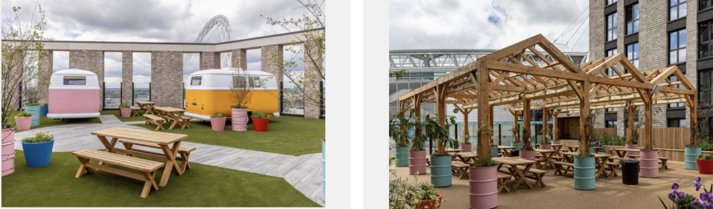Communal spaces at The Robinson - Quintain Living | PBSA News