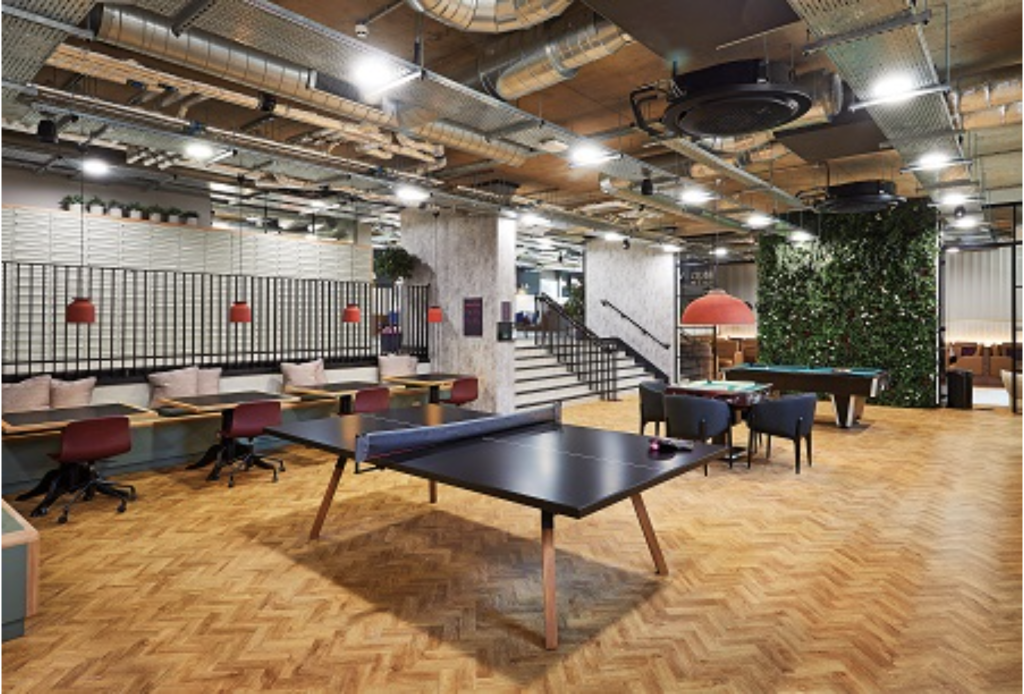 Station Street amenity space with a cinema room, coffee lounge and bike storage area, which was acquired from Vita Group - Mapletree | PBSA News