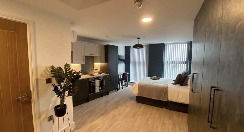 Apartment at The Volume Works student scheme in Birmingham - Tricas Construction | Volume Property | PBSA News
