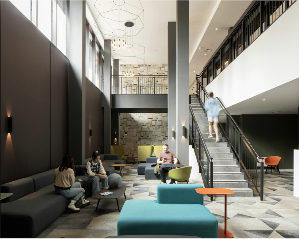 Communal area at Parkside Infinity in Coventry - Apt | UNINN Parkside Development Ltd | PBSA News