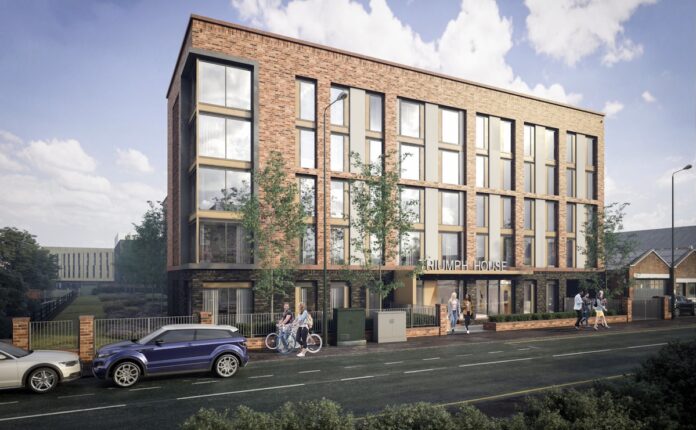 Triumph House student development in Nottingham - DPP Planning | Cassidy Group | Maber | PBSA News Triumph House student development in Nottingham - DPP Planning | Cassidy Group | Maber | PBSA News