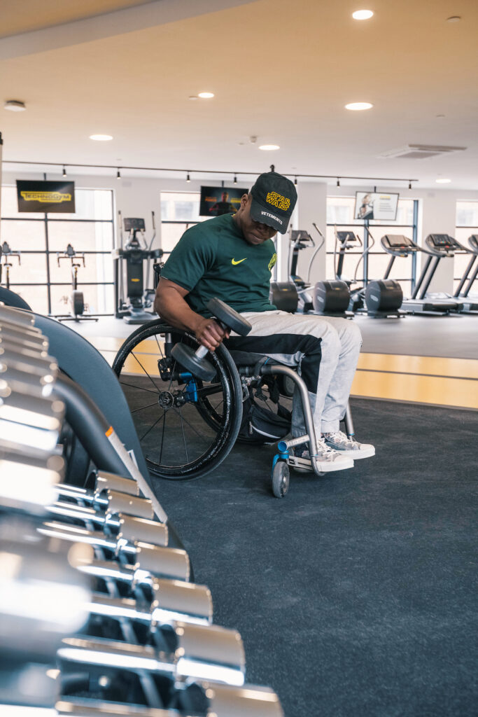 Weight training using Technogym equipment - CODE Students | PBSA News