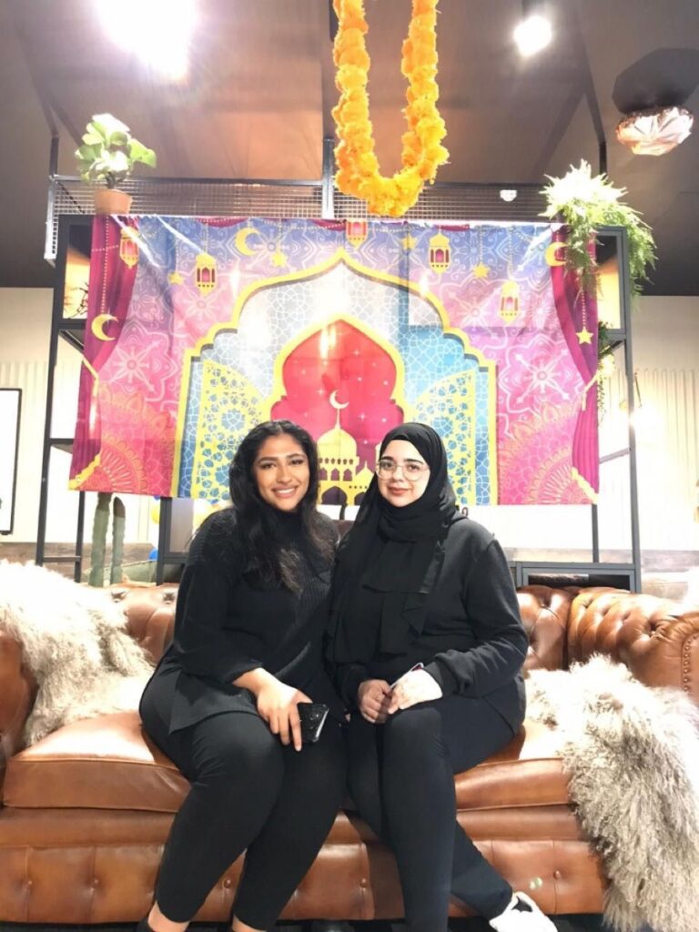 Residents at The Old Fire Station. L-R Arifah Begum and Aneesa | PBSA News