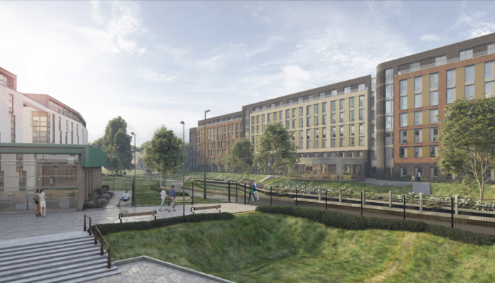 Student Roost's Deakins Place student accommodation scheme in Nottingham which will form the Nottingham Student Quarter | PBSA News Student Roost's Deakins Place student accommodation scheme in Nottingham which will form the Nottingham Student Quarter | PBSA News