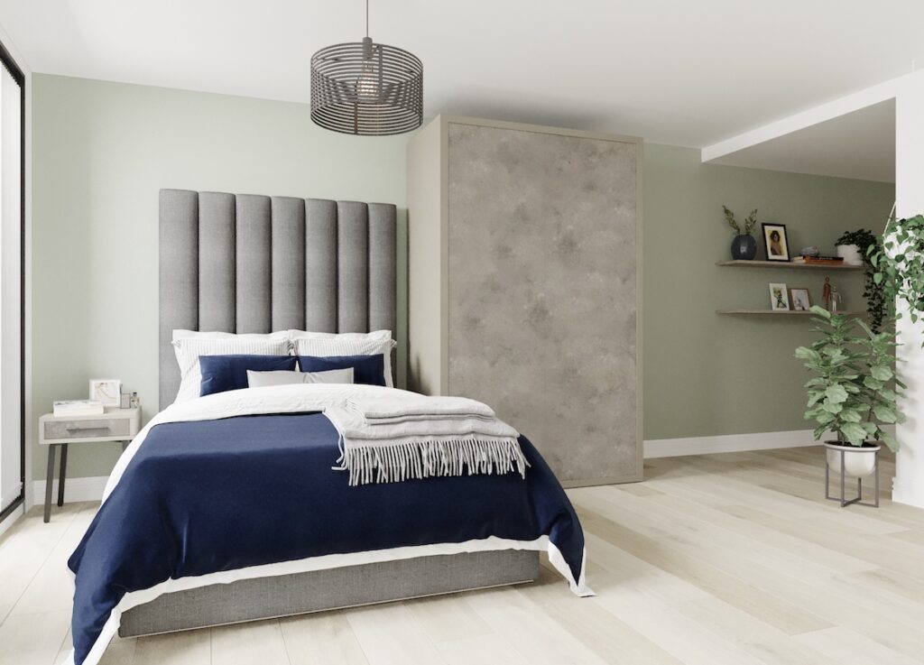 Studio bedroom at Volume Works student scheme in Birmingham - Atelier | Volume.Property | PBSA News
