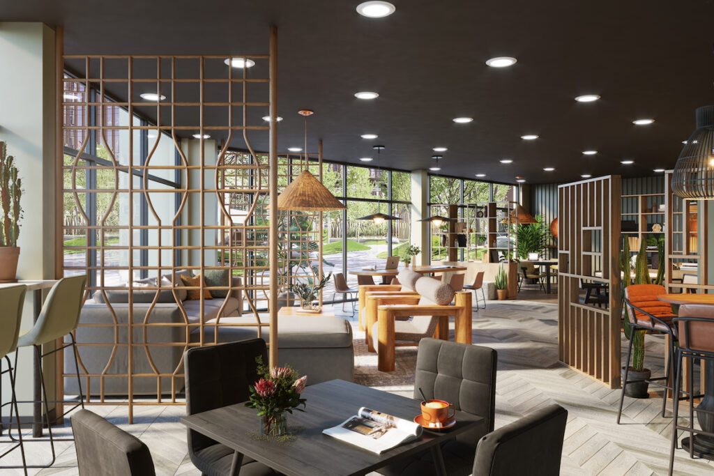 Study room at the Nottingham Two scheme - Student Roost | PBSA News