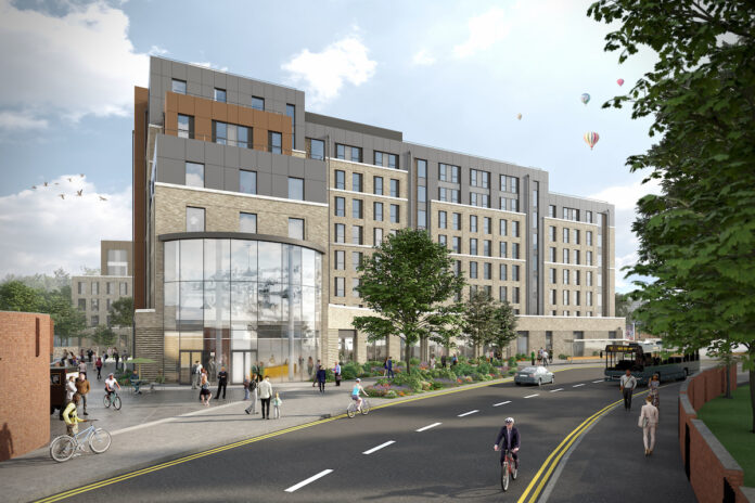 View from Dalby Ave of the new student accommodation scheme in Bedminster, Bristol acquired by Watkin Jones from Deeley Freed | PBSA News