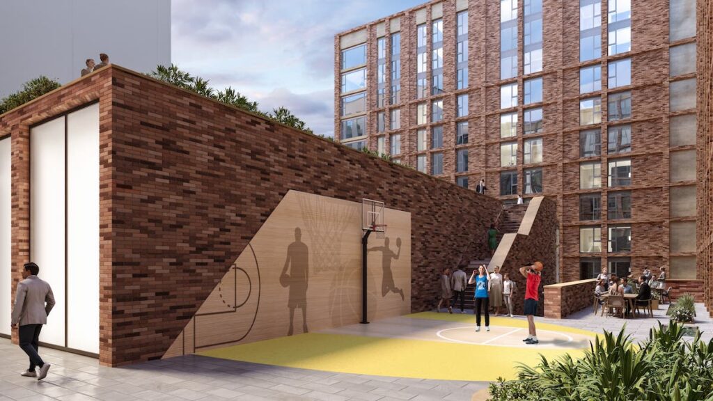 Basketball area at Nelson Street in Belfast - Student Roost | PBSA News