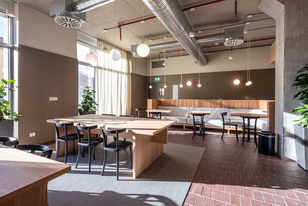 Communal space at aparto Milan Giovenale | Hines | Blue Noble | PBSA News