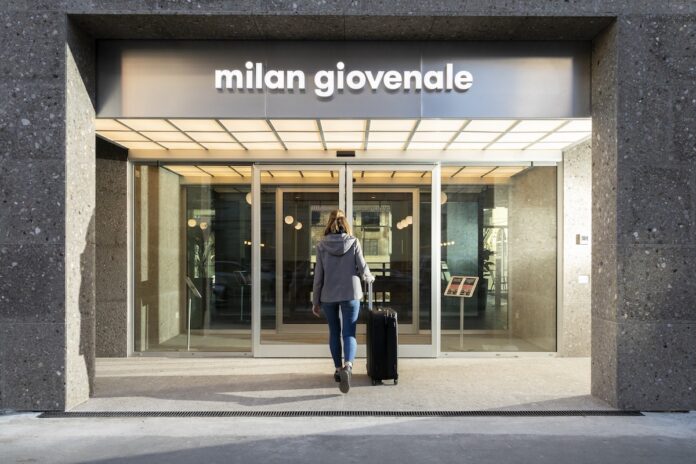Entrance of aparto Milan Giovenale student scheme in Italy, which is owned by Hines | PBSA News Entrance of aparto Milan Giovenale student scheme in Italy, which is owned by Hines | PBSA News