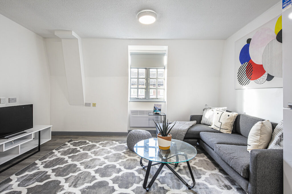 Refurbished lounge area at Phoenix Court in Sheffield - Resify | PBSA News