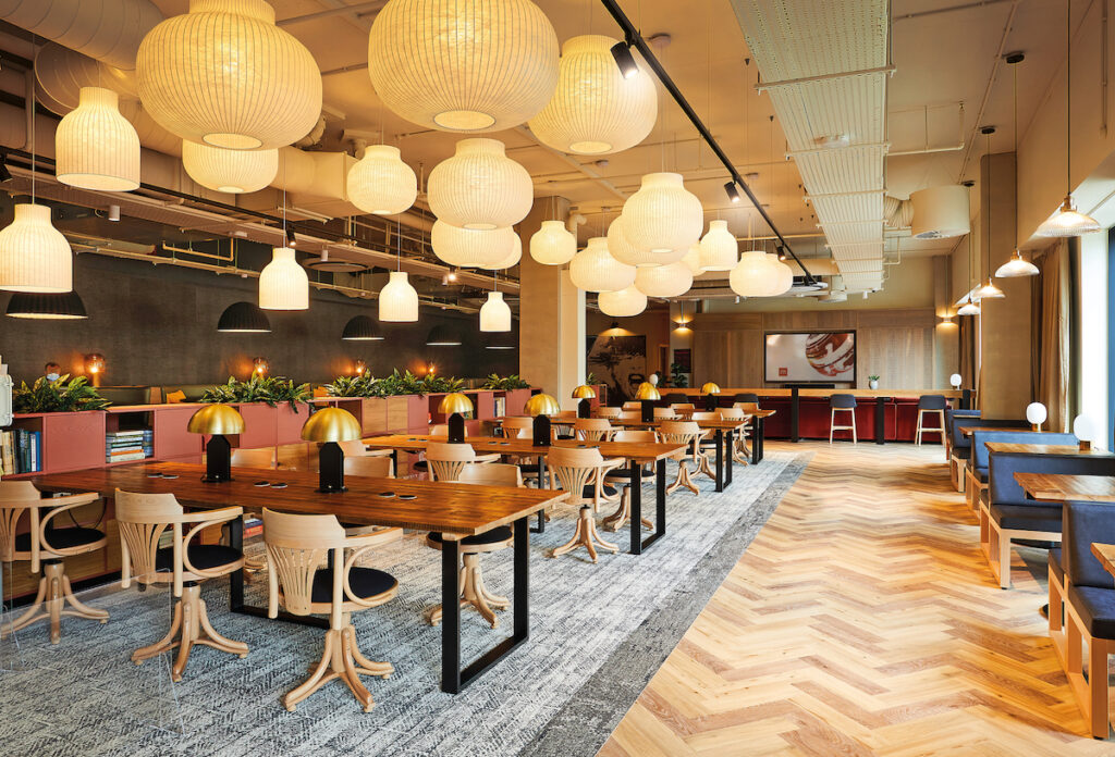 The large design-led hub space at Vita Student | PBSA News