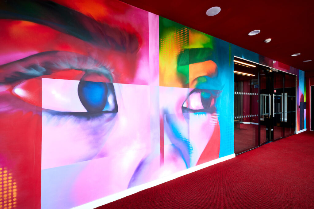 Walls within the Cannon Park building transformed into a visual spectacle point | PBSA News