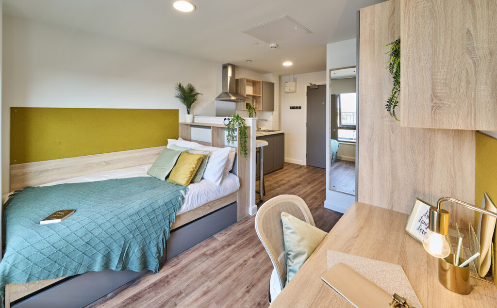 Student room at Deakins Place | PBSA News