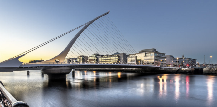 Samuel Beckett Bridge in Dublin, Ireland - Harrison Street | CA Ventures | PBSA News Samuel Beckett Bridge in Dublin, Ireland - Harrison Street | CA Ventures | PBSA News