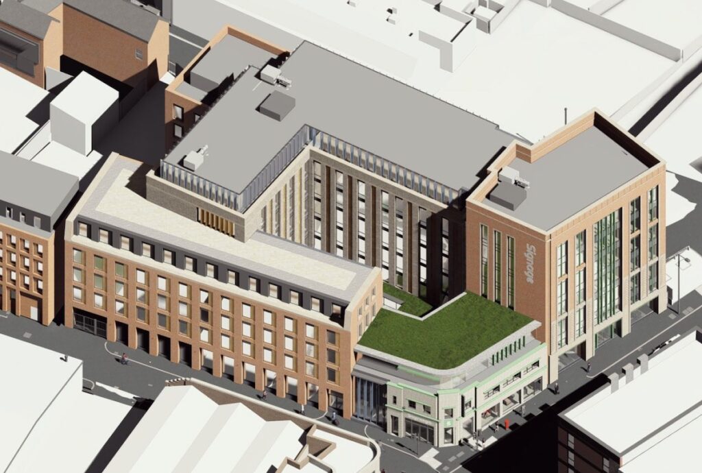 CGI of the Nottingham student accommodation development | PBSA News