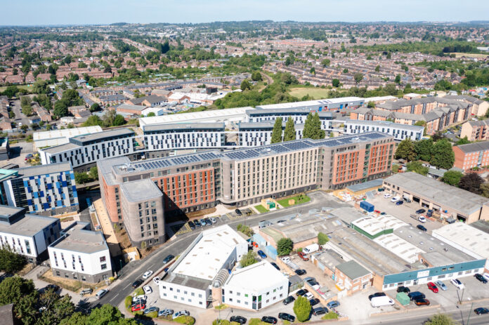 Deakins Place in Nottingham, a £70m scheme comprising 703 student bedrooms - Cassidy Group | PBSA News Deakins Place in Nottingham, a £70m scheme comprising 703 student bedrooms - Cassidy Group | PBSA News