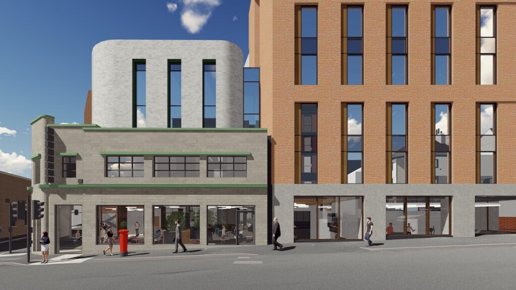 Street view of the Nottingham PBSA scheme | PBSA News