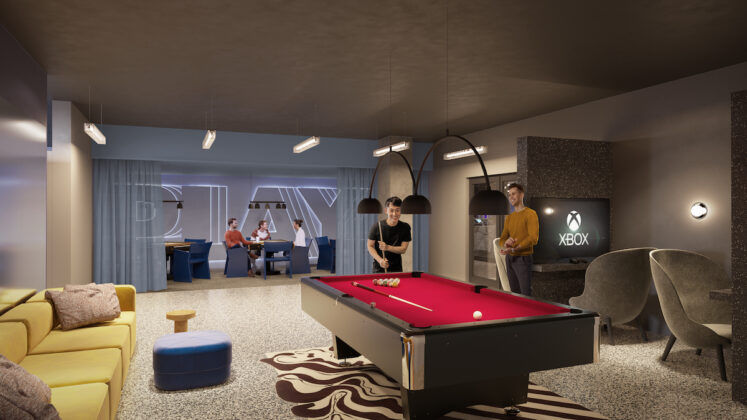 Games room at Vita Student Copper Towers | PBSA News