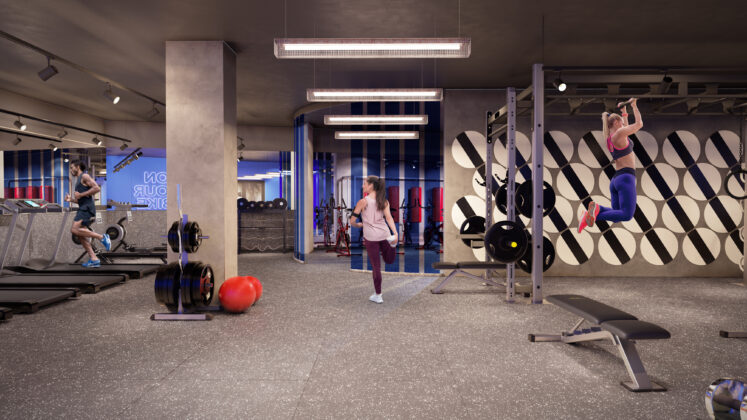 Gym area the the Coventry scheme | PBSA News
