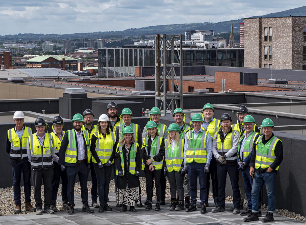 Topping out ceremony at the Nelson Street PBSA scheme | PBSA News