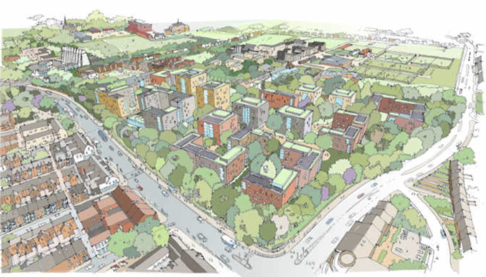 Illustration of The University of Manchester's Fallowfield Campus redevelopment | PBSA News
