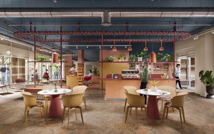 Communal space at the Colchester-based Enso PBSA scheme, which will be ready for residenial intakes in September | PBSA News Communal space at the Colchester-based Enso PBSA scheme, which will be ready for residenial intakes in September | PBSA News