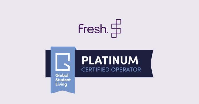 Fresh has achieved a Net Promoter Score (NPS) of +35 and Platinum certification from the Global Student Living index | PBSA News Fresh has achieved a Net Promoter Score (NPS) of +35 and Platinum certification from the Global Student Living index | PBSA News