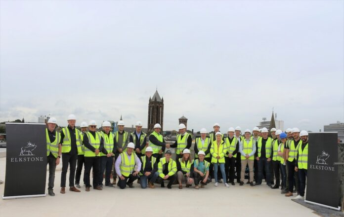 Mascott Construction and Elkstone have topped out at the Bradbury Place PBSA scheme in Belfast | PBSA News Mascott Construction and Elkstone have topped out at the Bradbury Place PBSA scheme in Belfast | PBSA News