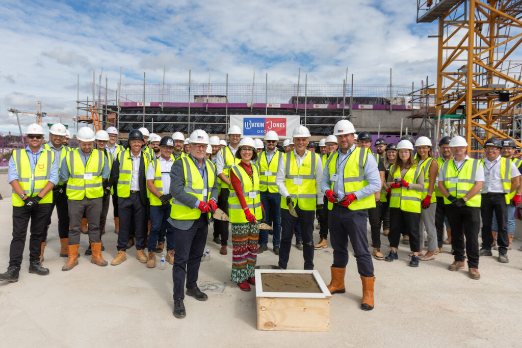 L to R: Richard Harris, Managing Director, Group Delivery at Watkin Jones; Patricia Gomez, Principal Urban Designer at Bristol City Council; Paul Smith, Director of Campus Operations, University of Bristol; and Alex Pease, Interim CEO at Watkin Jones | PBSA News