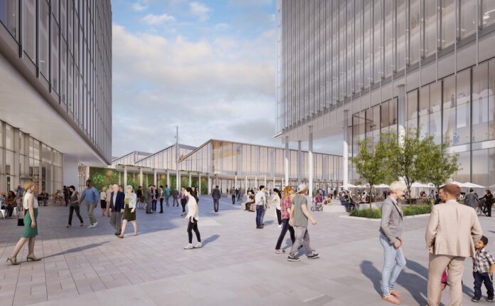 Concept image of the Weavers Cross development in Belfast, in which MRP has been assigned as the developer of the project by Translink | PBSA News Concept image of the Weavers Cross development in Belfast, in which MRP has been assigned as the developer of the project by Translink | PBSA News
