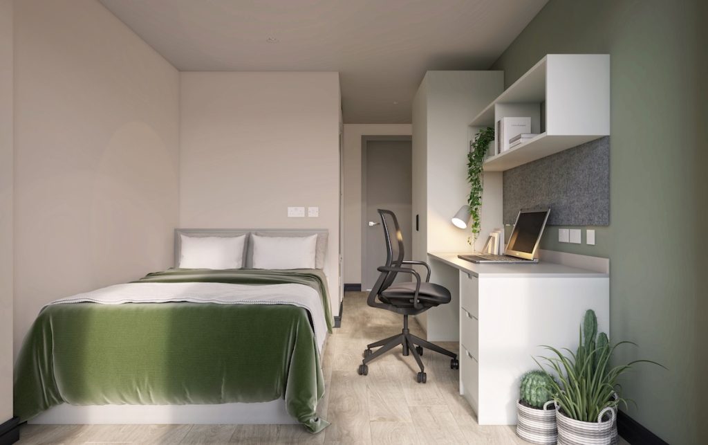 A sneak peek into one of the apartments at Winfield Court | Fresh | The Island Quarter | Nottingham City Council | PBSA News