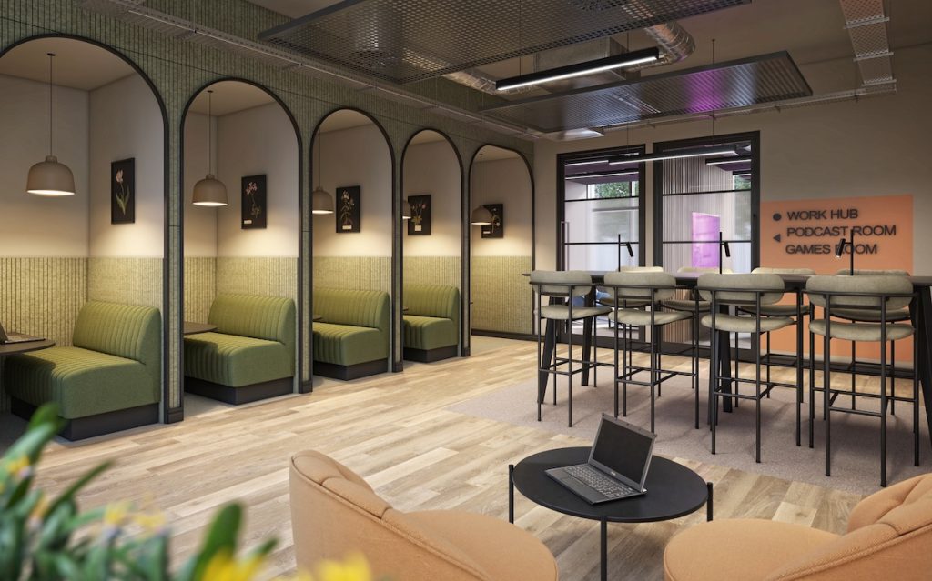 A sneak peek into one of the communal areas | The Island Quarter