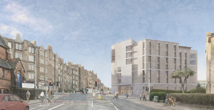 Concept artwork of the proposed development on London Road in Edinburgh | Alumno | PBSA News Concept artwork of the proposed development on London Road in Edinburgh | Alumno | PBSA News
