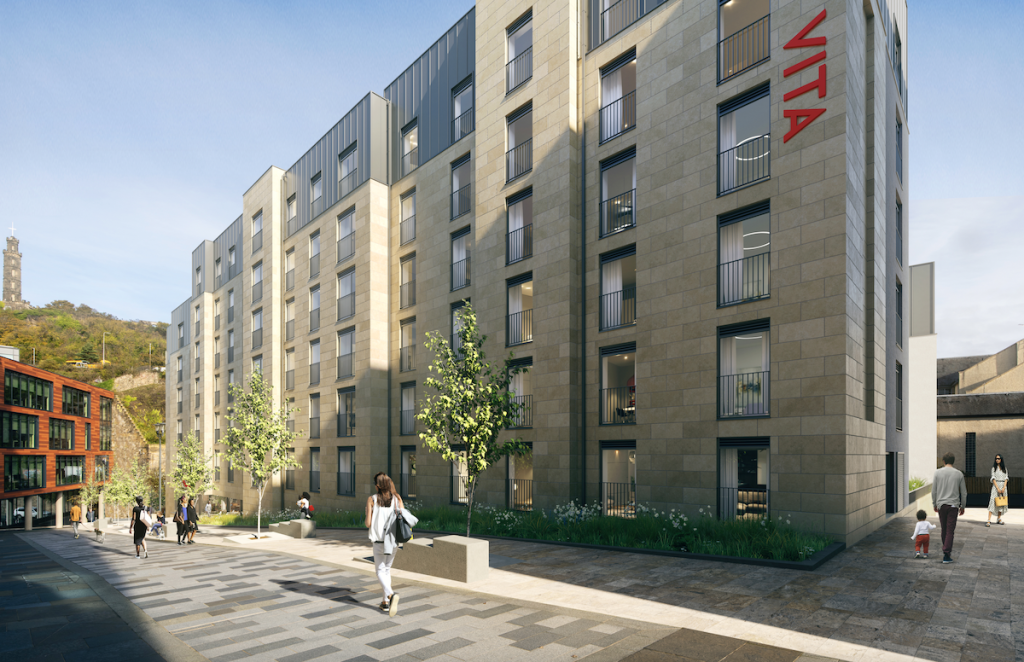CGI of the Vita Student development in Edinburgh | PBSA News