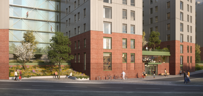 CGI of the Freestone Road student accommodation development in Bristol | PBSA News CGI of the Freestone Road student accommodation development in Bristol | PBSA News
