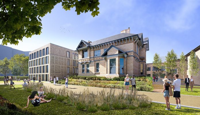 St Gabriel's Hall in Manchester. Barings has agreed forward-funding for the student accommodation scheme with McLaren Property | PBSA News St Gabriel's Hall in Manchester. Barings has agreed forward-funding for the student accommodation scheme with McLaren Property | PBSA News