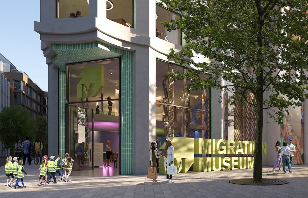 CGI of the Migration Museum at Dominus' Crutched Friars student accommodation scheme | PBSA News
