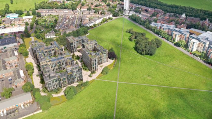 Newcastle University's Castle Leazes site which will deliver 2,000 beds in a joint venture with Unite Students | PBSA News Newcastle University's Castle Leazes site which will deliver 2,000 beds in a joint venture with Unite Students | PBSA News