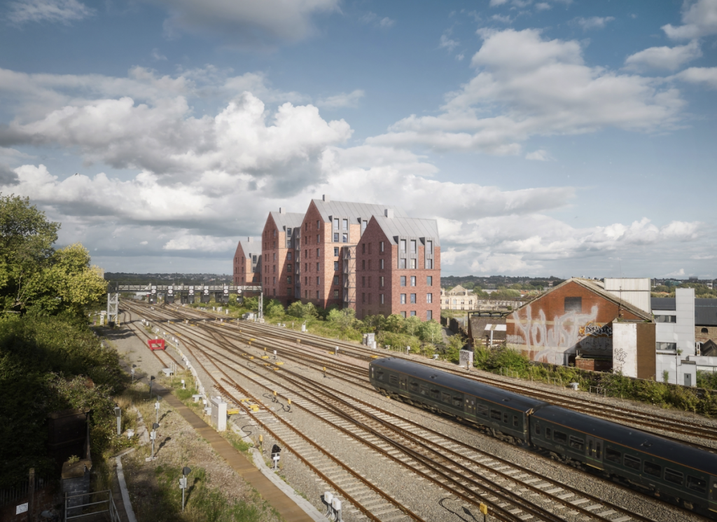 Concept image of the complete Freestone Road scheme | Chapman Taylor | Host Student Housing | Savills | PBSA News