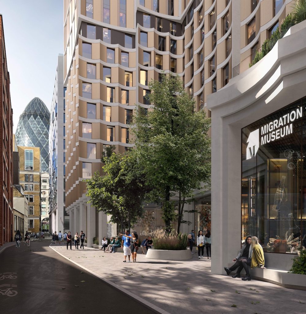 The development will be home to the London Migration Museum | McAleer & Rushe | Dominus | PBSA News