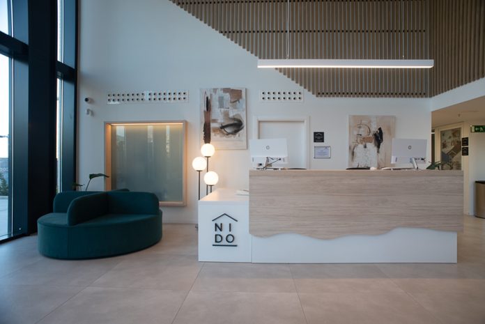 Reception at Nido Aravaca. Nido Living has been sold by Round Hill Capital to CPP Investments | PBSA News Reception at Nido Aravaca. Nido Living has been sold by Round Hill Capital to CPP Investments | PBSA News
