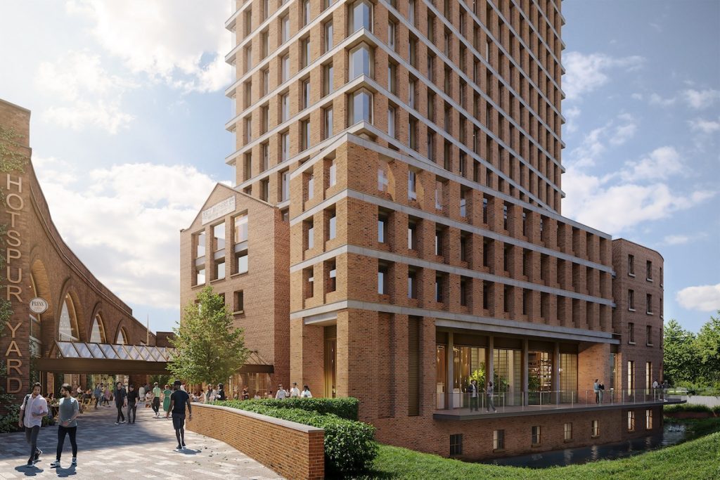CGI of the proposed Hotspur Press development | PBSA News