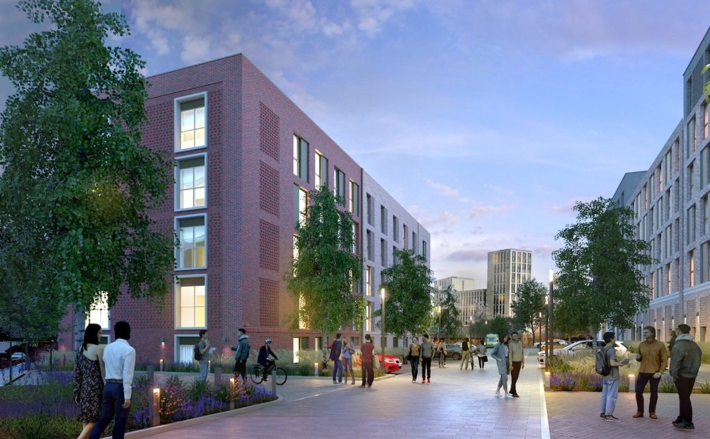 Concept image of the newly approved scheme at Selly Oak | Knight Frank | The Galliard Apsley Partnership | PBSA News