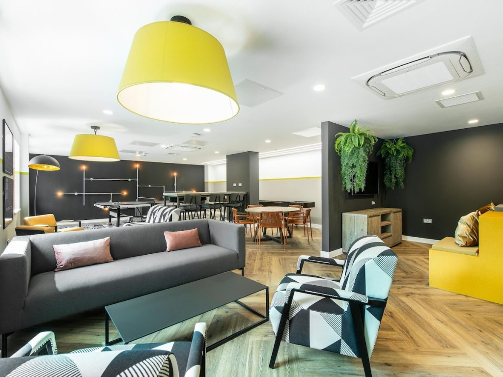 Communal lounge at the Clifford House student accommodation scheme | PBSA News