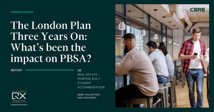 QX Global Group and CBRE's report - London Plan Three Years On | PBSA News QX Global Group and CBRE's report - London Plan Three Years On | PBSA News